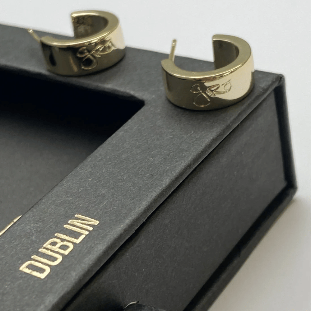 A Lil Bit Of Grá Hoop Earrings Gold- Lillys Pharmacy and Health Store