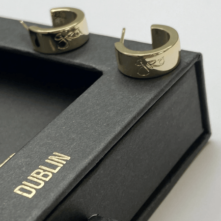 A Lil Bit Of Grá Hoop Earrings Gold- Lillys Pharmacy and Health Store