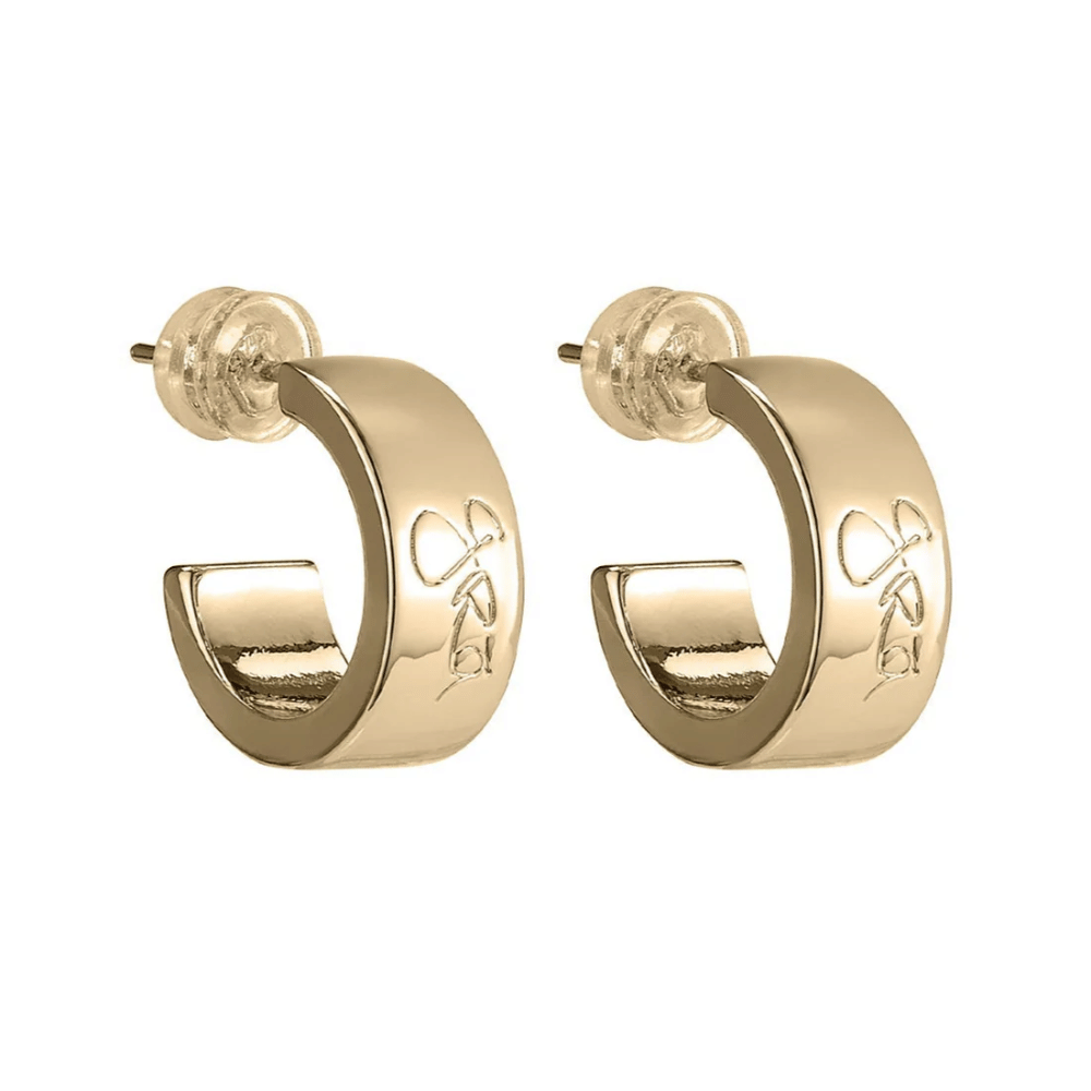 A Lil Bit Of Grá Hoop Earrings Gold- Lillys Pharmacy and Health Store
