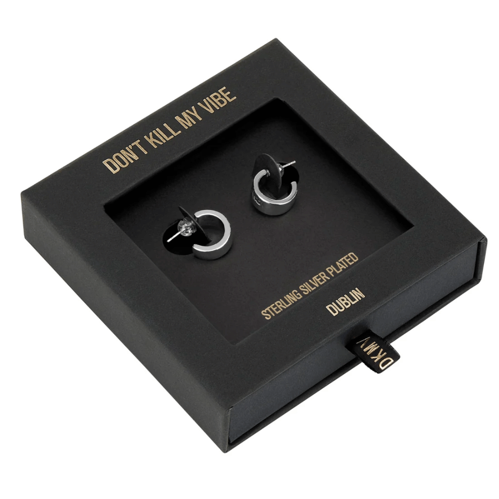 A Lil Bit Of Grá Hoop Earrings Silver- Lillys Pharmacy and Health Store