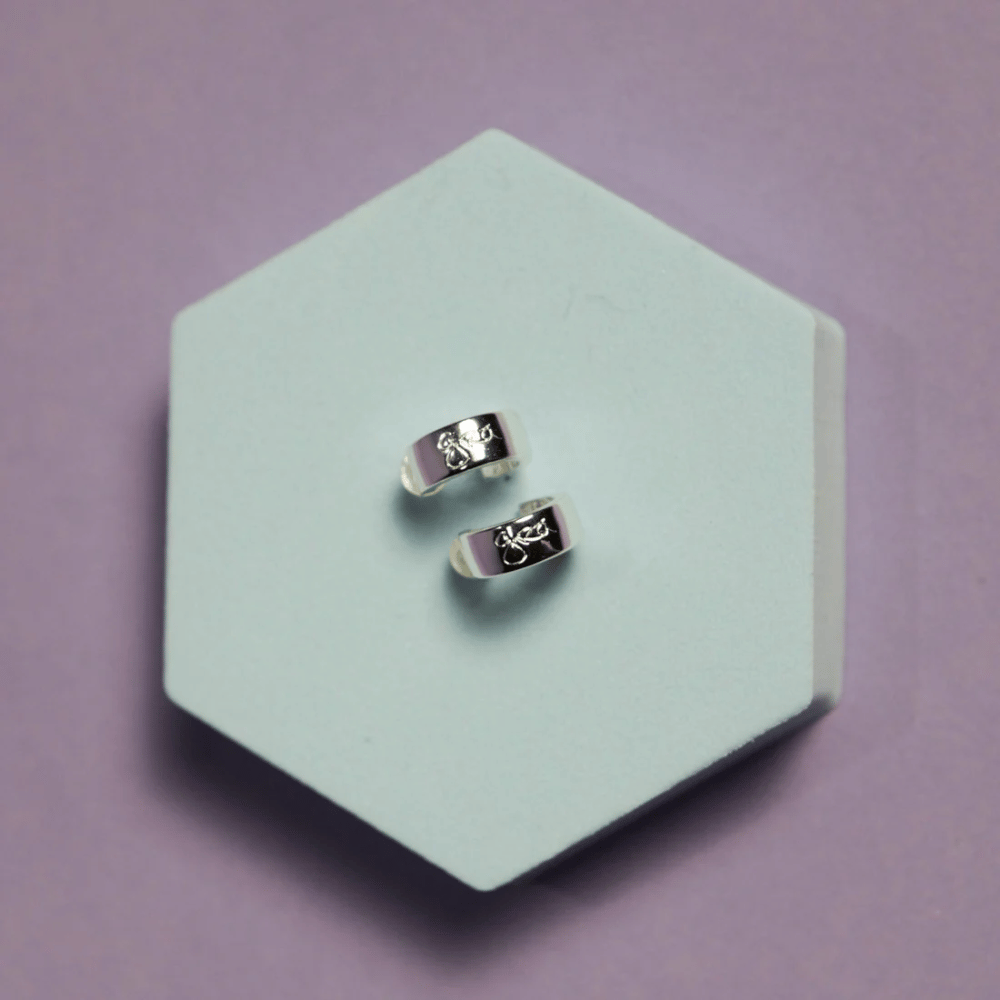 A Lil Bit Of Grá Hoop Earrings Silver- Lillys Pharmacy and Health Store