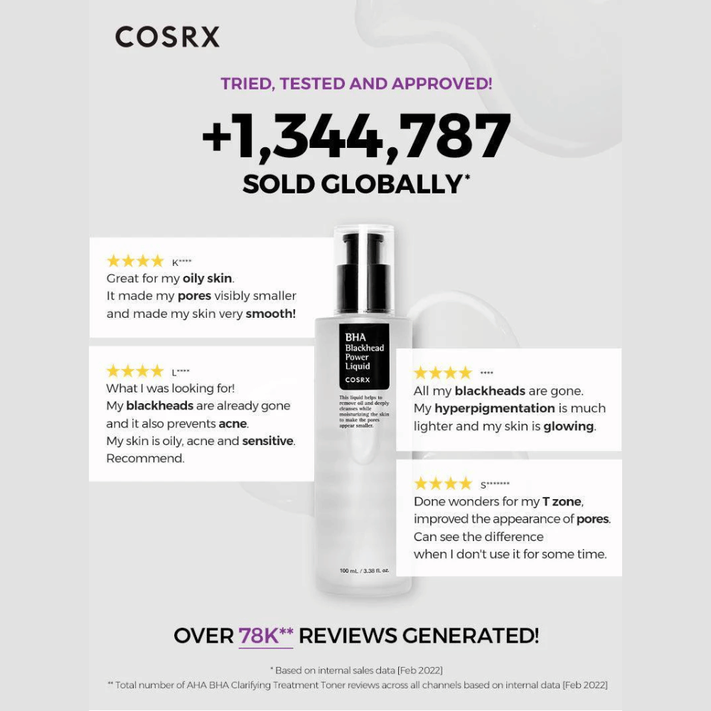 COSRX BHA Blackhead Power Liquid- Lillys Pharmacy and Health Store