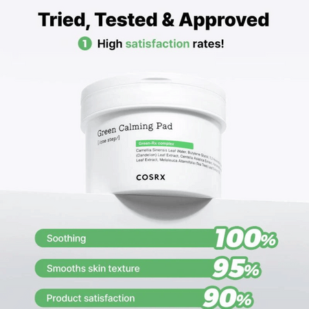COSRX One Step Green Calming Pad- Lillys Pharmacy and Health Store