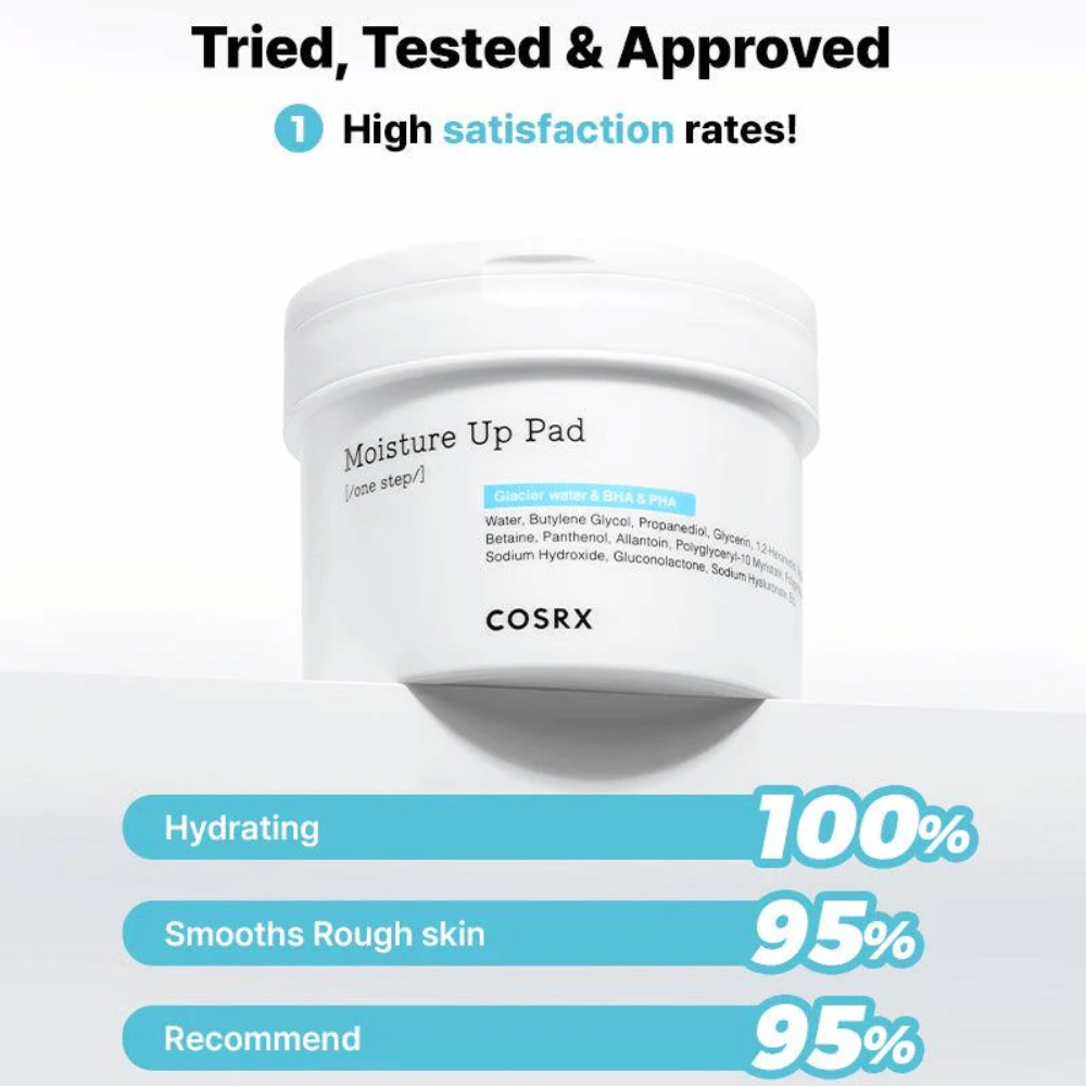COSRX One Step Moisture Up Pad- Lillys Pharmacy and Health Store