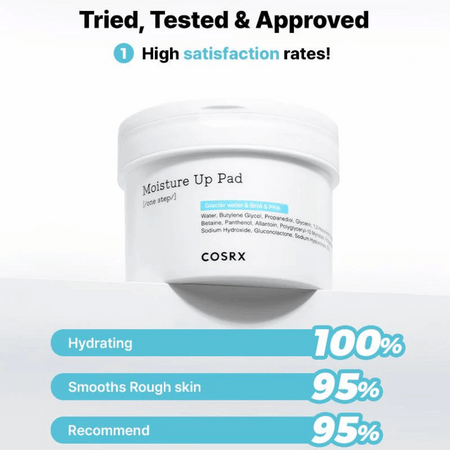 COSRX One Step Moisture Up Pad- Lillys Pharmacy and Health Store