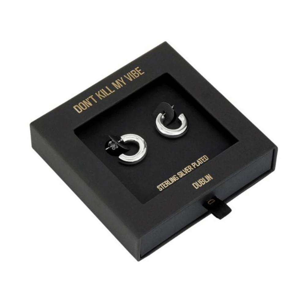 Ery Day Mini Hoop Earrings Silver- Lillys Pharmacy and Health Store