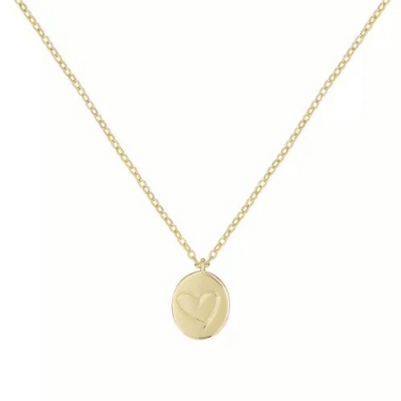 From The Heart Necklace Gold- Lillys Pharmacy and Health Store