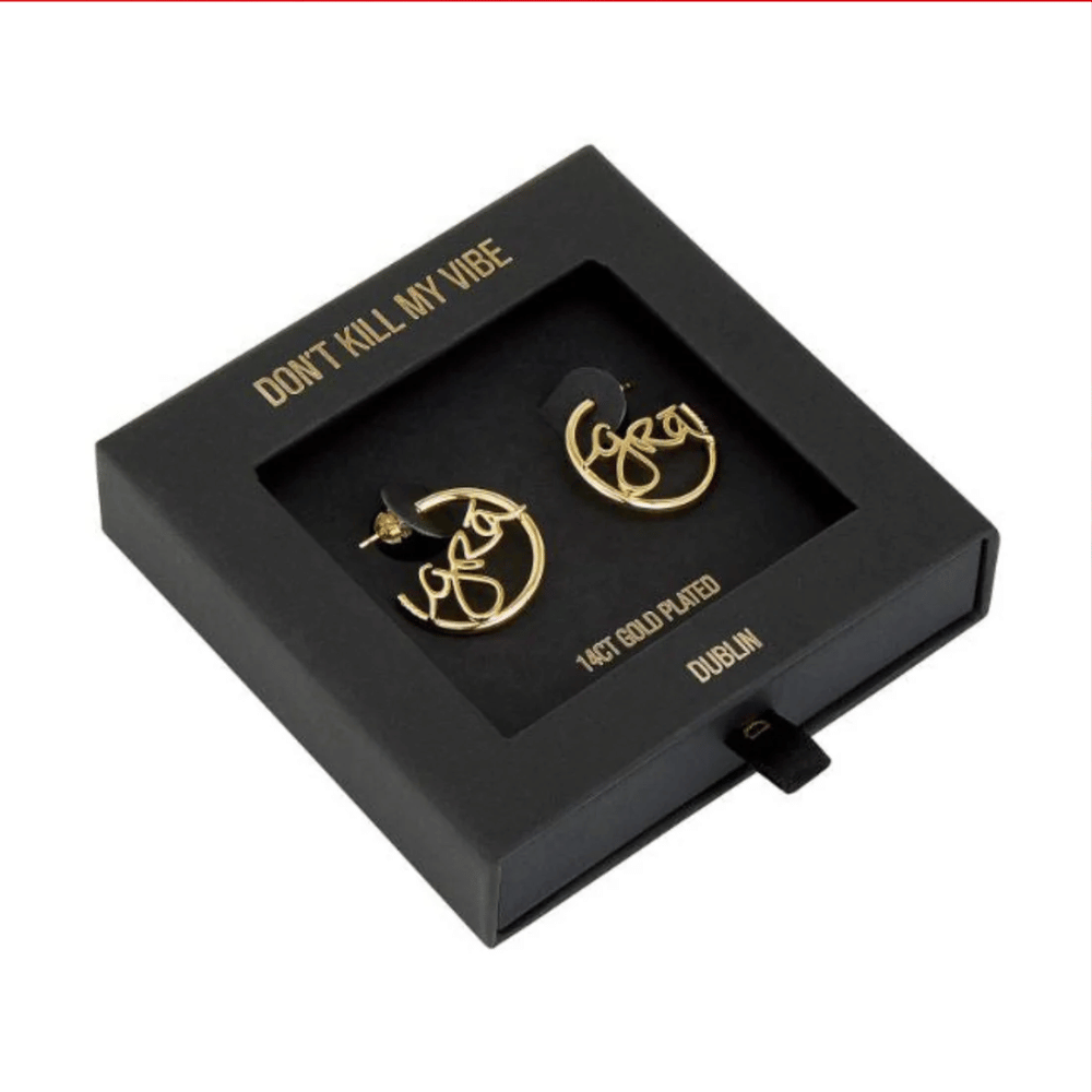 Grá Beag Hoop Earrings Gold- Lillys Pharmacy and Health Store