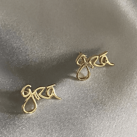 Grá Beag Studs Gold- Lillys Pharmacy and Health Store