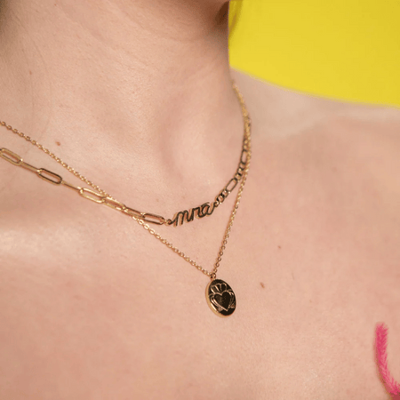 Heart Strong Claddagh Necklace Gold- Lillys Pharmacy and Health Store