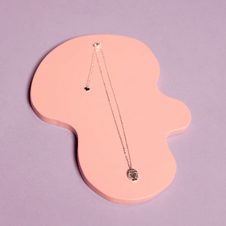 Heart Strong Coin Necklace Gold- Lillys Pharmacy and Health Store