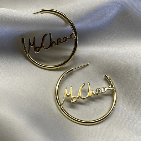 Mo Chroí Hoop Earrings Gold- Lillys Pharmacy and Health Store