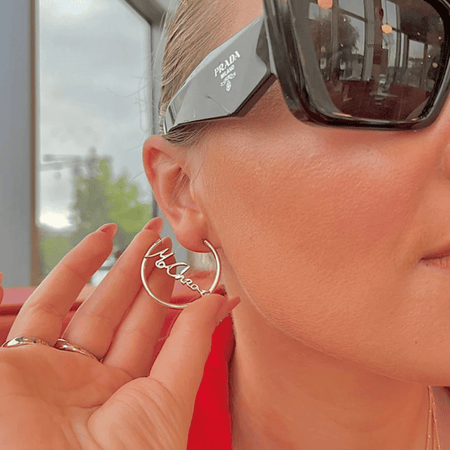 Mo Chroí Hoop Earrings Gold- Lillys Pharmacy and Health Store