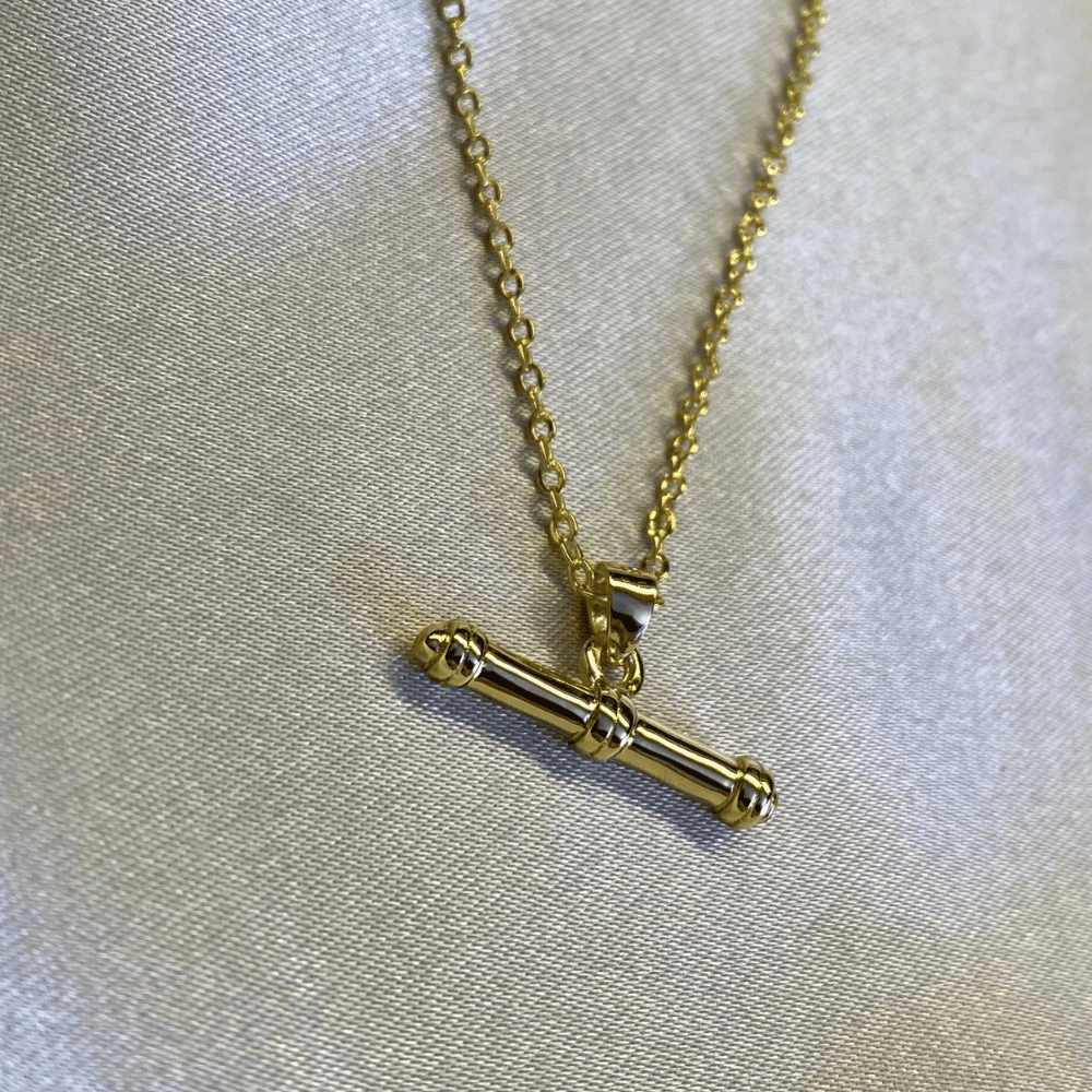 Mr T-Bar Necklace Gold- Lillys Pharmacy and Health Store