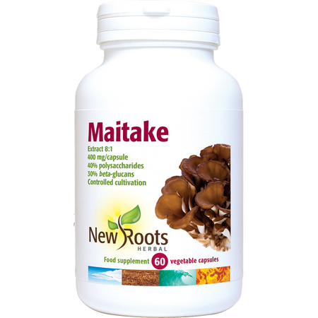 New Roots Maitake 400mg 60 Capsules- Lillys Pharmacy and Health Store