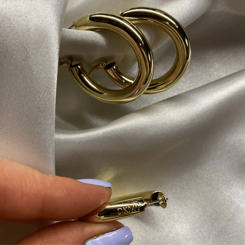 Not Yer Average Hoop Earrings Gold- Lillys Pharmacy and Health Store