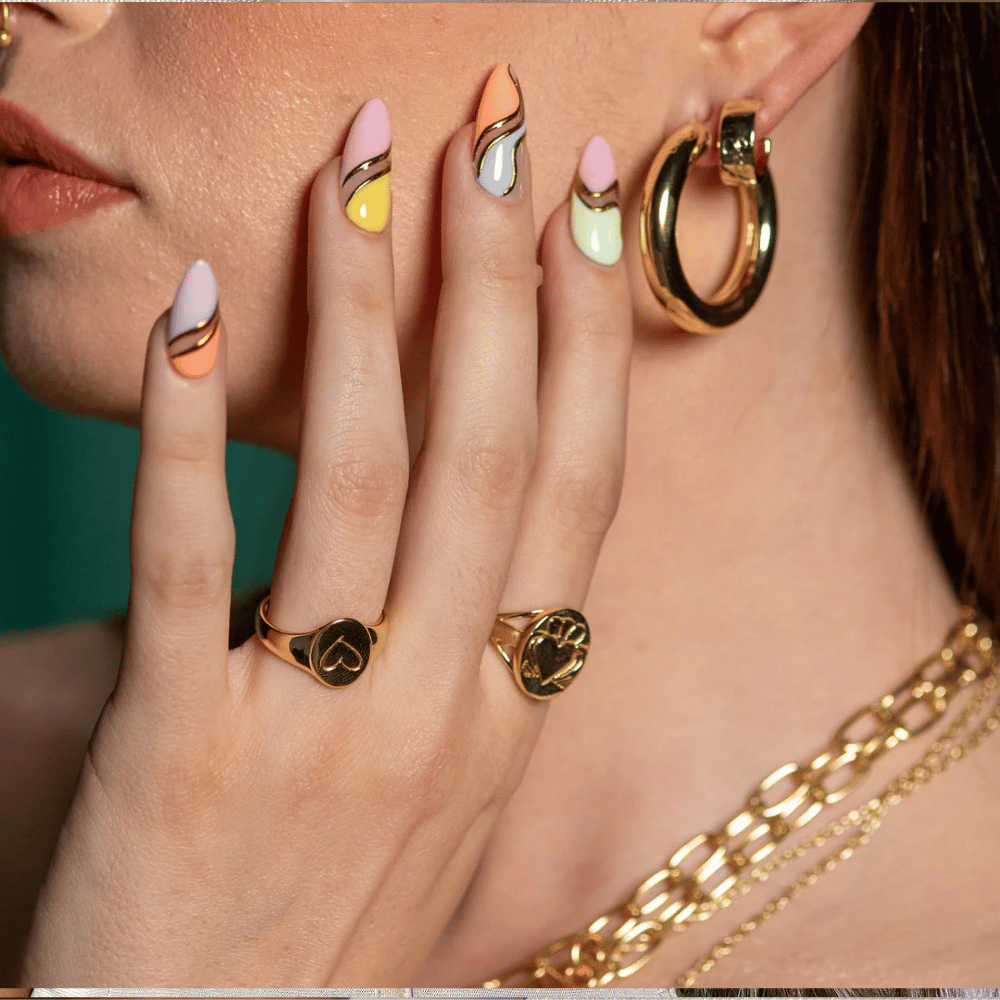 Not Yer Average Hoop Earrings Gold- Lillys Pharmacy and Health Store