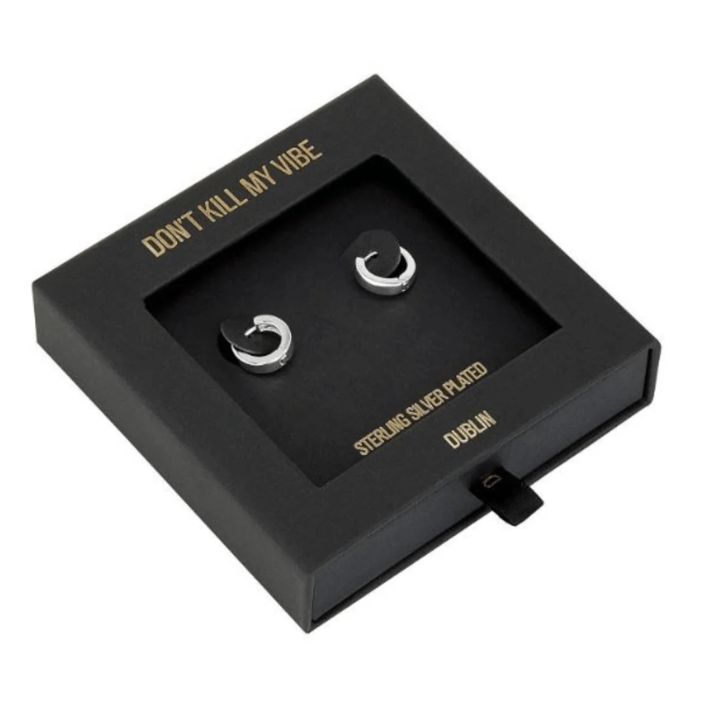 Not Yer Average Mini Hoop Earrings Silver- Lillys Pharmacy and Health Store