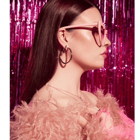 Not Yer Average Star Hoop Earrings Gold- Lillys Pharmacy and Health Store