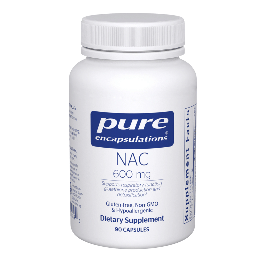 Pure Encapsulations NAC 600 Mg 90's- Lillys Pharmacy and Health Store