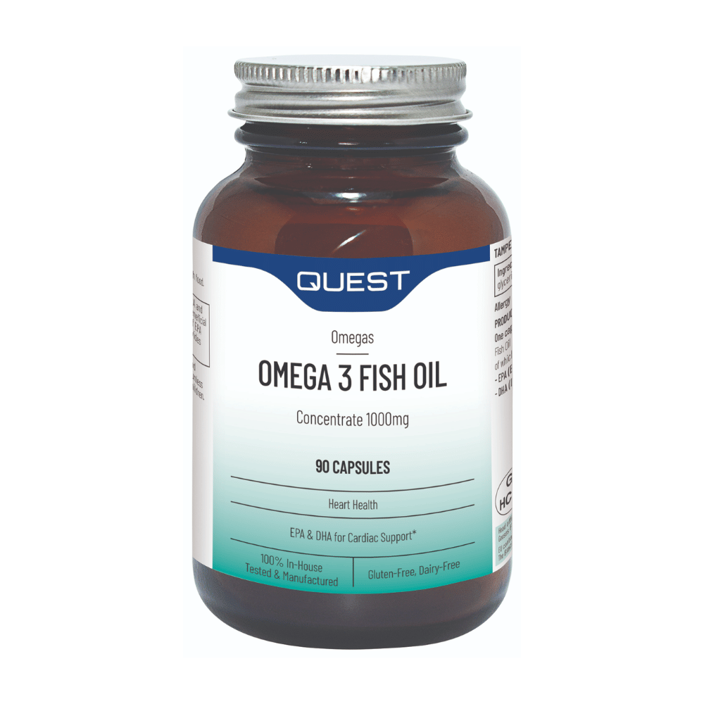 Quest Omega 3 Fish Oil 1000mg 45+45 Extra Free- Lillys Pharmacy and Health Store