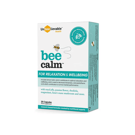 UnBEElievable Health Bee Calm Relaxation and Wellbeing Support - 20 Capsules- Lillys Pharmacy and Health Store