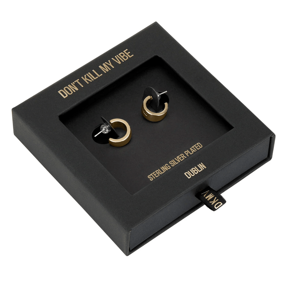 A Lil Bit Of Grá Hoop Earrings Gold- Lillys Pharmacy and Health Store