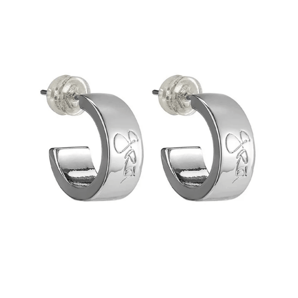 A Lil Bit Of Grá Hoop Earrings Silver- Lillys Pharmacy and Health Store