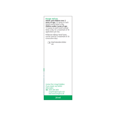 A Vogel Pollinosan Allergy Nasal Spray 20ml- Lillys Pharmacy and Health Store