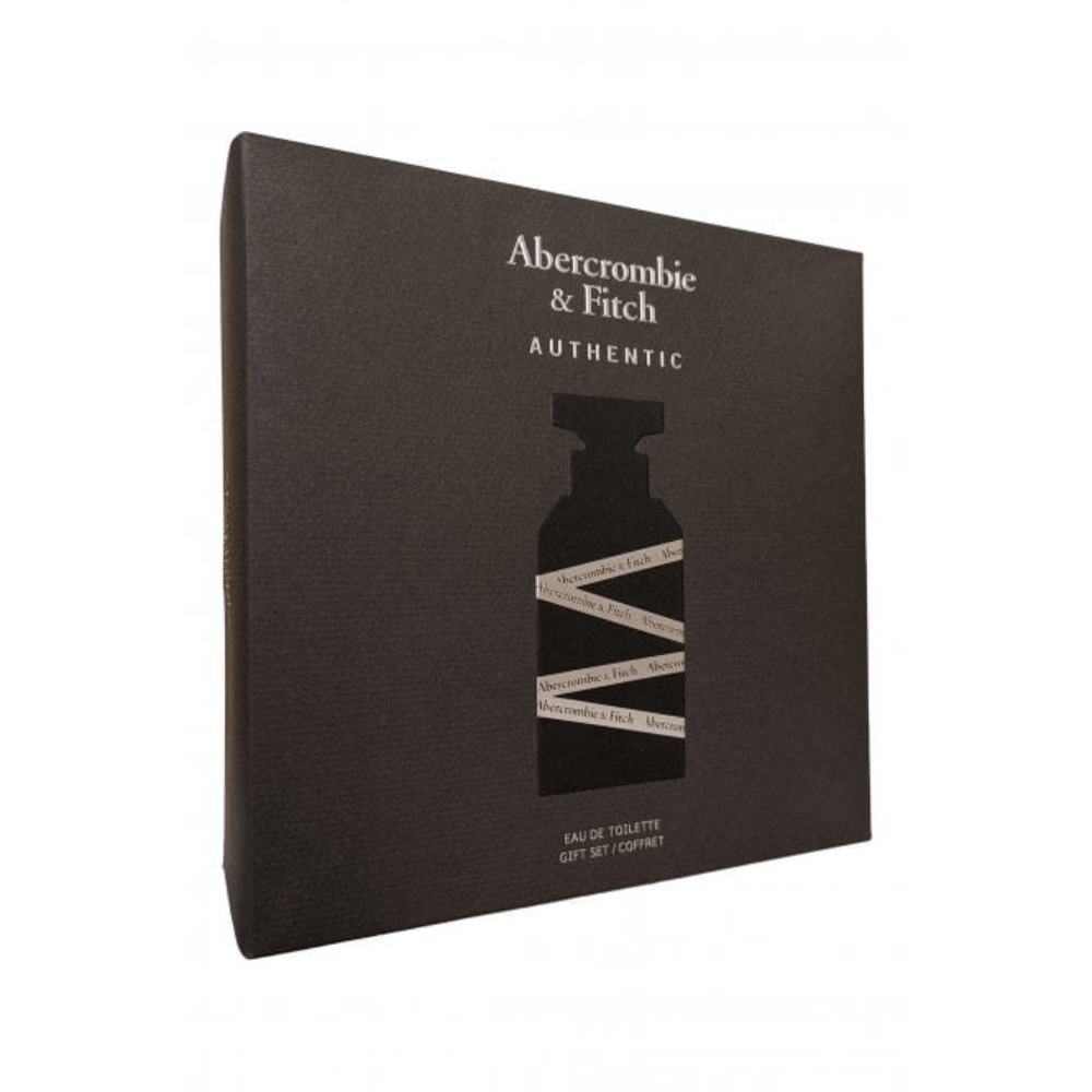 Abercrombie & Fitch Authentic Man 100ml 3pc Gift Set100ml Edt Spr, 15ml Edt Spr, 200ml Hair & Body Wash- Lillys Pharmacy and Health Store