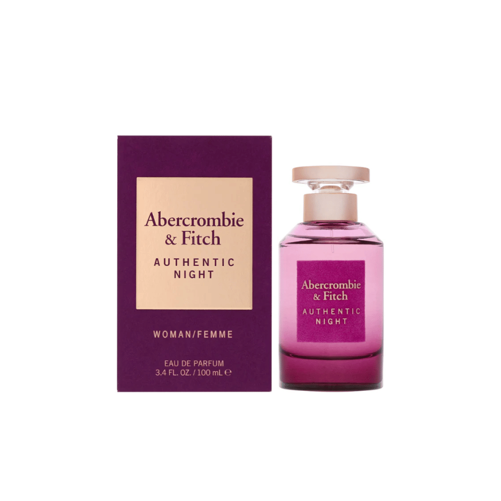 Abercrombie & Fitch Authentic Night Eau De Parfum - 100ml- Lillys Pharmacy and Health Store