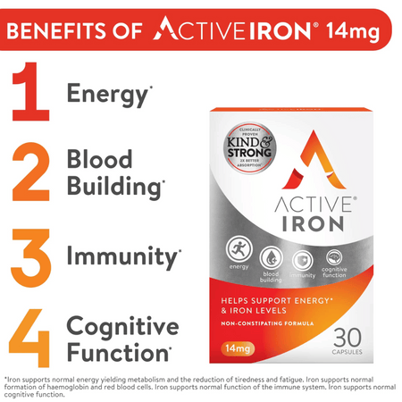 Active Iron 30s- Lillys Pharmacy and Health Store