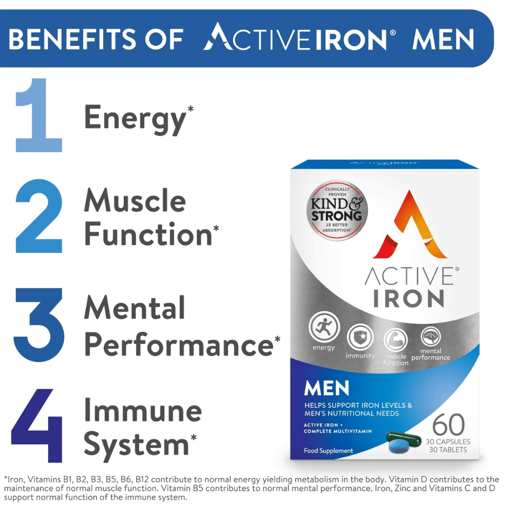 Active Iron For Men- Lillys Pharmacy and Health Store