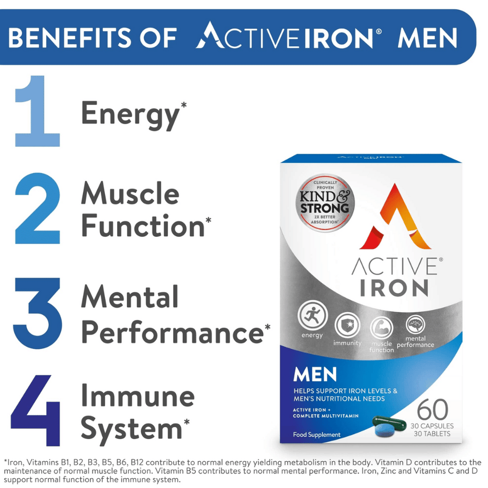 Active Iron For Men- Lillys Pharmacy and Health Store