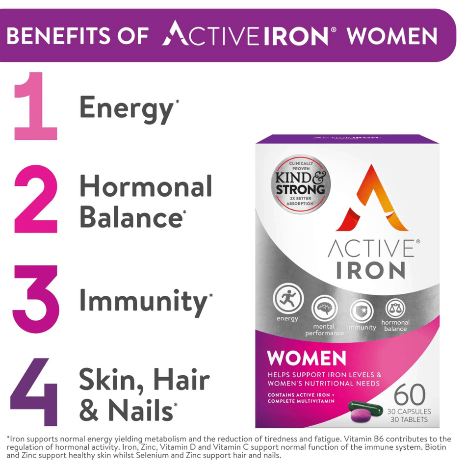 Active Iron For Women- Lillys Pharmacy and Health Store