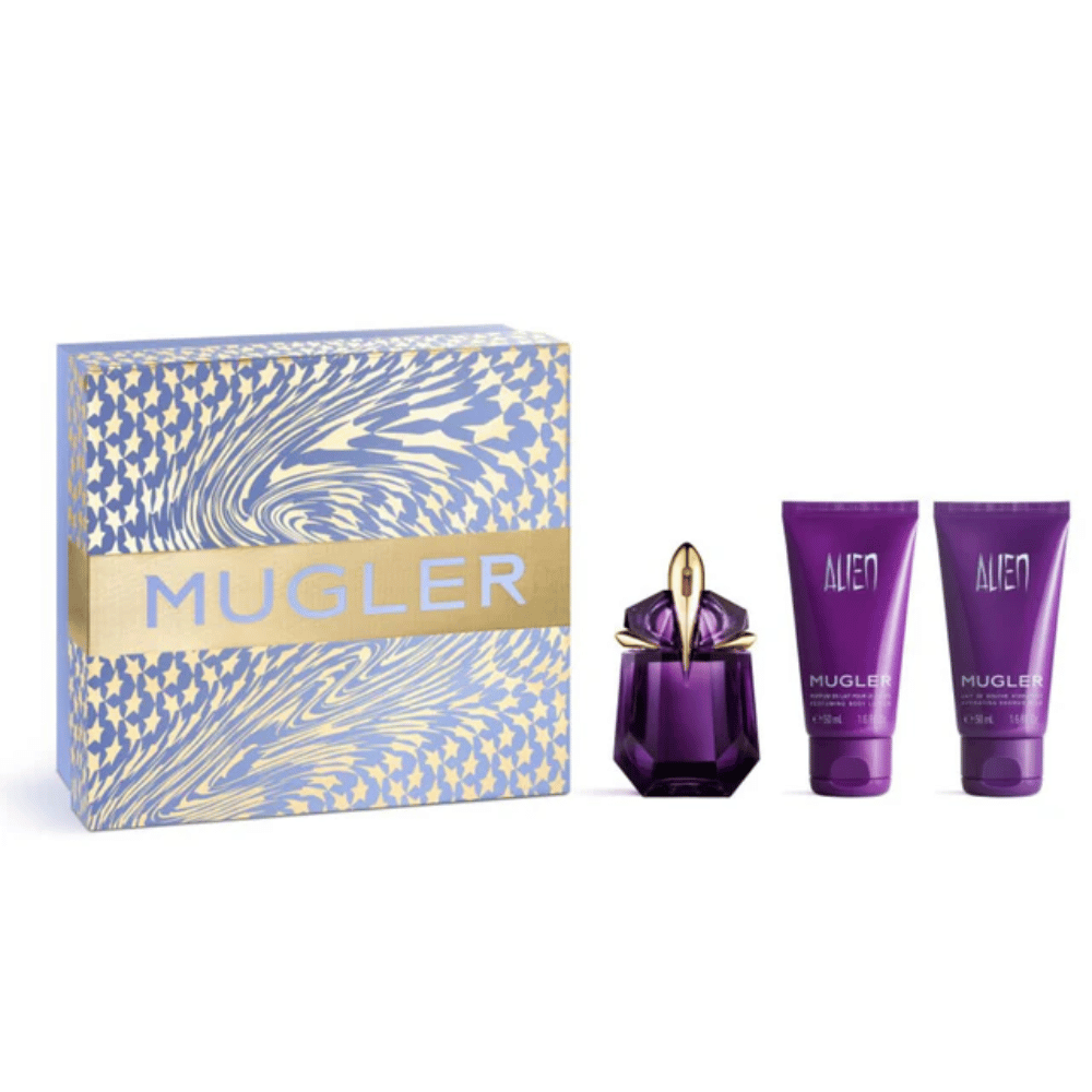 Alien Ladies 30ml 3pc Gift Set 30ml Edp Spr, 50ml Body Lotion, 50ml Shower Milk- Lillys Pharmacy and Health Store
