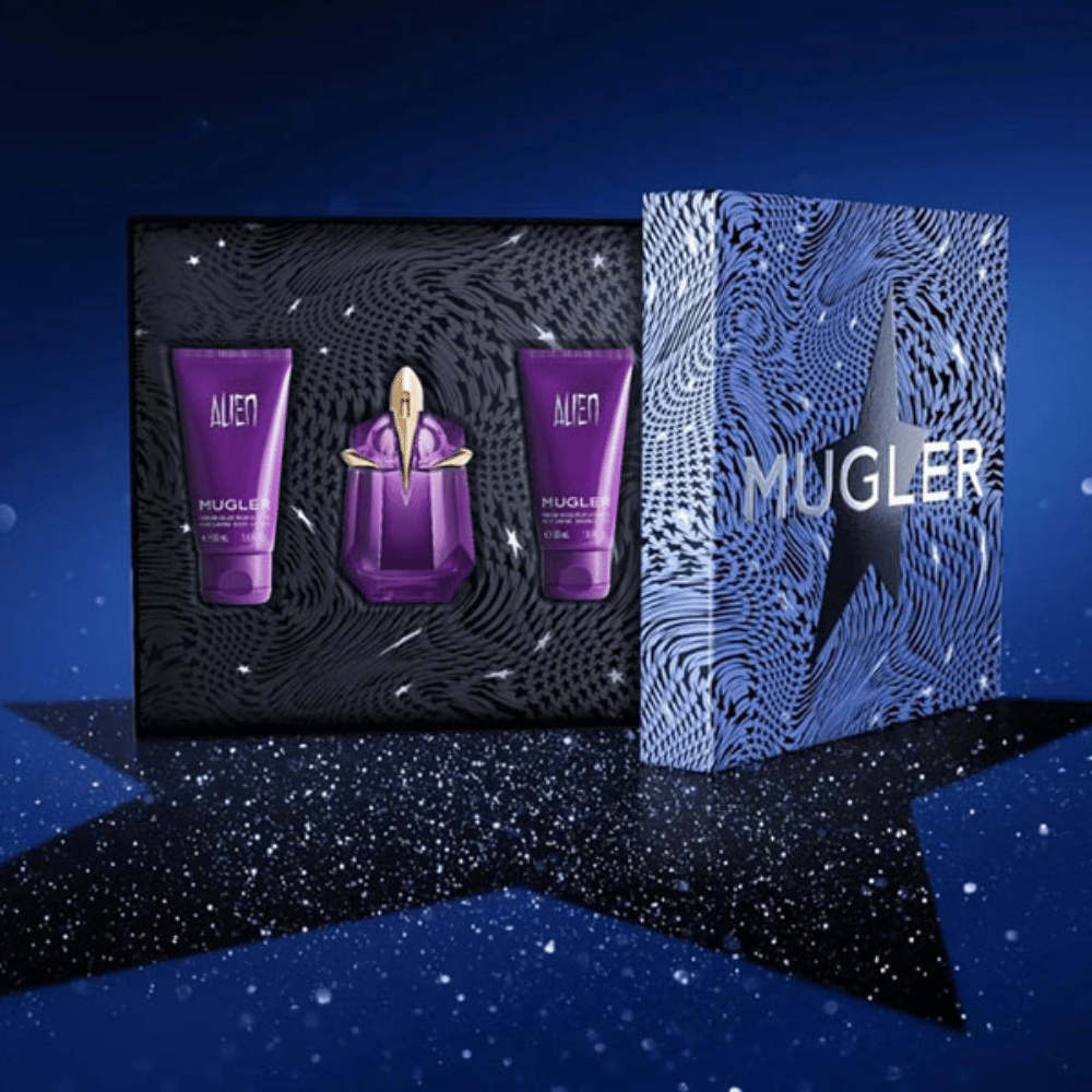 Alien Ladies 30ml 3pc Gift Set30ml Refillable Edp Spr, 50ml Shower Milk, 50ml Body Lotion- Lillys Pharmacy and Health Store