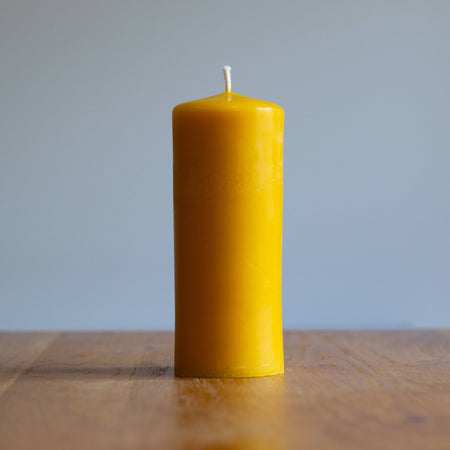 Large smooth pillar candle- Lillys Pharmacy and Health Store