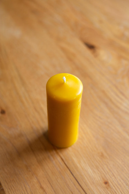 Large smooth pillar candle- Lillys Pharmacy and Health Store