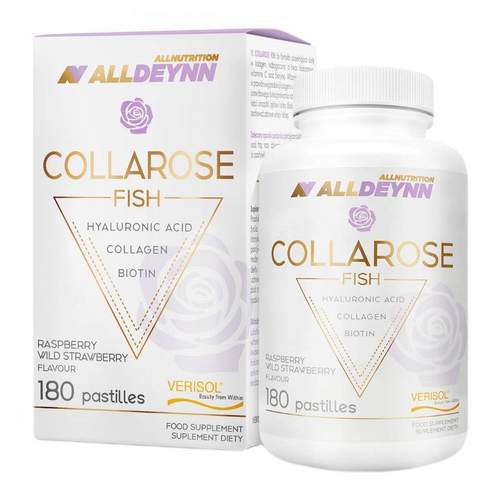 Allnutrition AllDeynn Collarose Fish, Raspberry Wild Strawberry 180 pastilles- Lillys Pharmacy and Health Store
