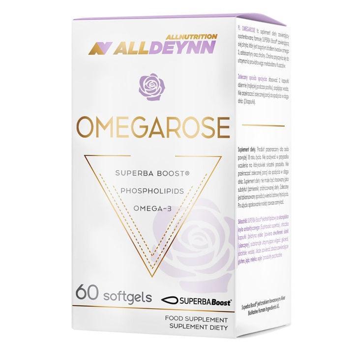 Allnutrition AllDeynn Omegarose 60 softgels- Lillys Pharmacy and Health Store