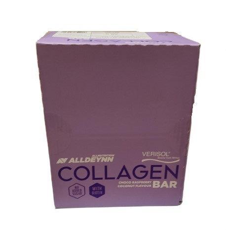 Allnutrition Alldeynn Collagen Bar, Choco Raspberry Coconut 24 x 40g- Lillys Pharmacy and Health Store