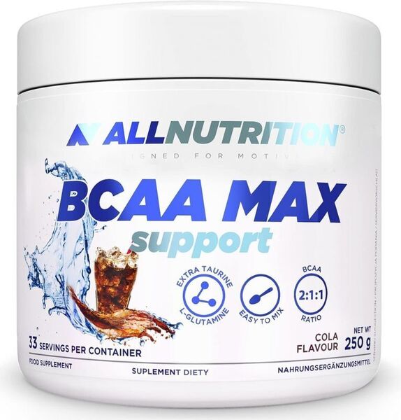 Allnutrition BCAA Max Support, Cola 250g- Lillys Pharmacy and Health Store
