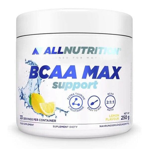 Allnutrition BCAA Max Support, Lemon 250g- Lillys Pharmacy and Health Store