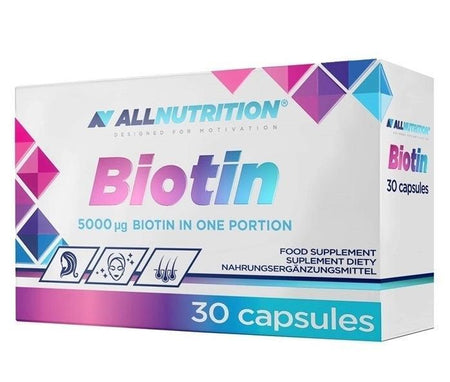 Allnutrition Biotin, 5000mcg 30 caps- Lillys Pharmacy and Health Store