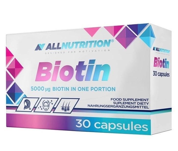 Allnutrition Biotin, 5000mcg 30 caps- Lillys Pharmacy and Health Store