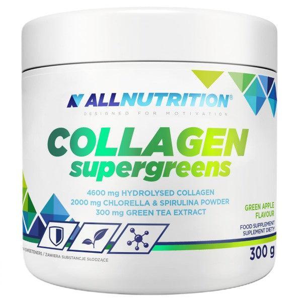 Allnutrition Collagen Supergreens, Green Apple 300g- Lillys Pharmacy and Health Store