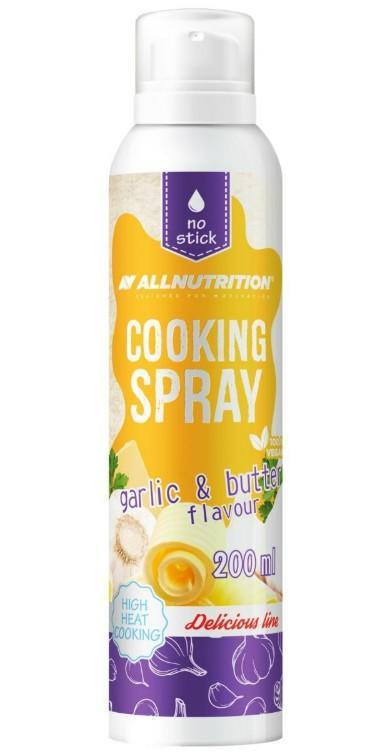 Allnutrition Cooking Spray, Garlic & Butter 200 ml- Lillys Pharmacy and Health Store