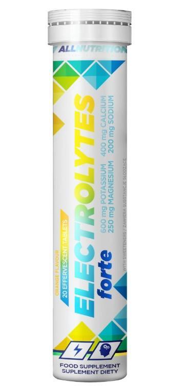 Allnutrition Electrolytes Forte, Orange 20 effervescent tablets- Lillys Pharmacy and Health Store