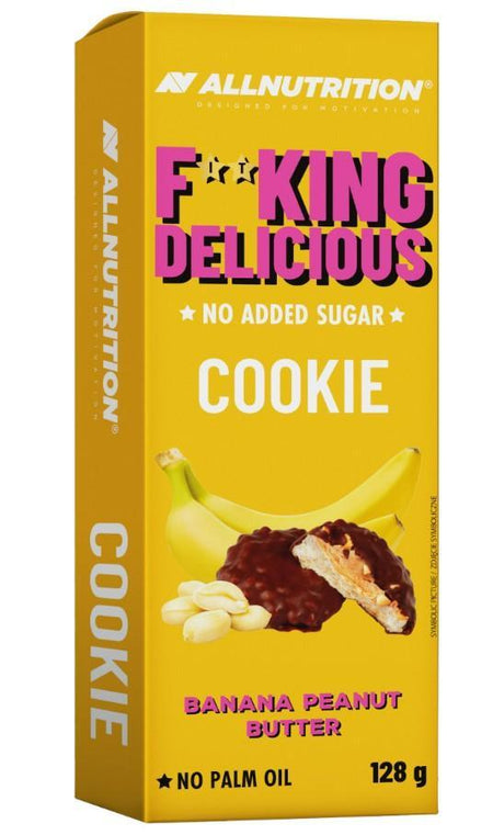 Allnutrition Fitking Delicious Cookie, Banana Peanut Butter 128g- Lillys Pharmacy and Health Store